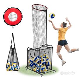 Rete Allenamento Pallavolo Portatile con Carrello