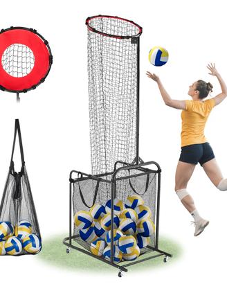 Rete Allenamento Pallavolo Portatile con Carrello