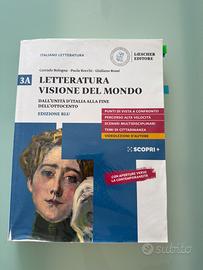 Libro Letteratura Visione del Mondo 3A