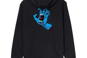 FELPA SANTA CRUZ SCREAMING HAND CHEST NERO