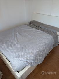 Letto contenitore Ikea + materasso
