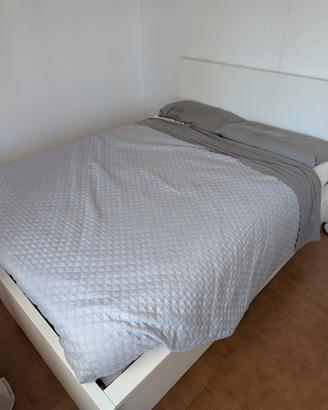 Letto contenitore Ikea + materasso