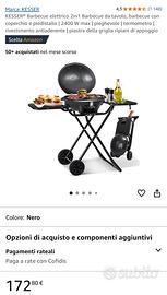 Barbecue elettrico 2in1 Barbecue da tavolo