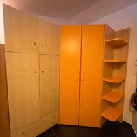 Guardaroba singolo legno chiaro