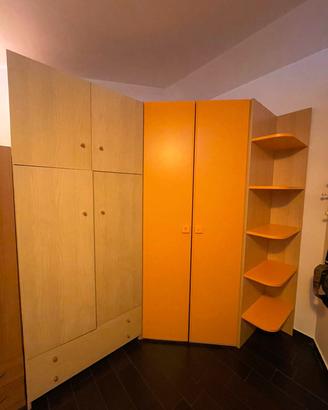 Guardaroba singolo legno chiaro