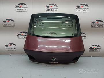 Portellone cofano posteriore baule skoda superb ii