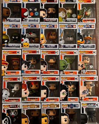 Funko pop DragonBall Z, Space Jam, Rocks, Movies!!
