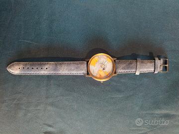 Orologio Vintage World Map ✈️ Quadrante Mappa Mond