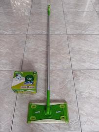 Scopa Swiffer con 21 Panni Cattura Polvere