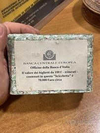 Bricchetta 100 euro triturati