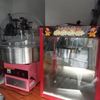 macchinetta zucchero filato e popcorn