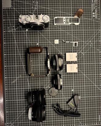 Fujifilm X-M5 + 2 obiettivi + Fringer + accessori
