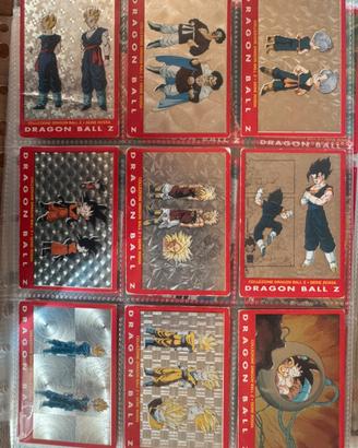 Carte dragon ball Z serie rossa/verde