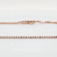 Bracciale tennis in oro 18 kt con diamantini
