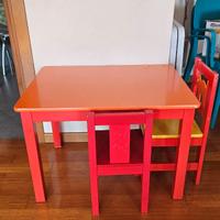 Tavolo per bambini Ikea con sedie