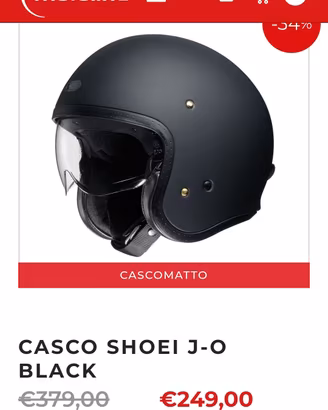 Casco Shoei J-O taglia M