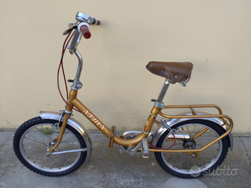 Bici AQUILA pieghevole piccola da "14" d'epoca
