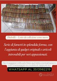 DIABOLIK  GRANDE LOTTO  FUMETTI E GADGET ORIGINALI