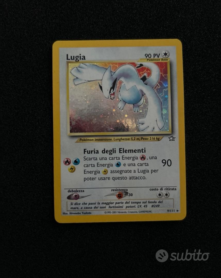 Carta pokemon Lugia set base pre 2005 - Collezionismo In vendita a Catania