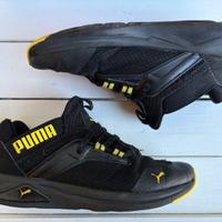 Scarpe Bambino Puma N. 33 Pelé Black Yellow