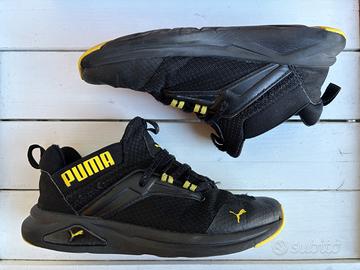 Scarpe Bambino Puma N. 33 Pelé Black Yellow