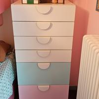 Cassettiera settimino per cameretta 