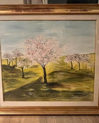 Grande quadro a olio con cornice di pregio