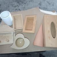 Oggetti per decoupage e fai da te