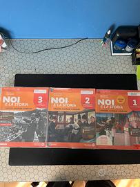 “Noi e la storia 1,2,3” libri di storia