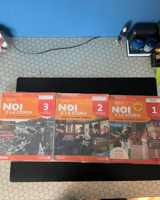 “Noi e la storia 1,2,3” libri di storia