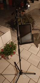 Supporto IPAD - Tablet per asta microfono 