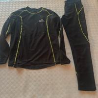 Maglietta e pantalone termici neve bambino/a