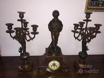 Tris "Parigina" e Coppia di Candelabri,Primi 900