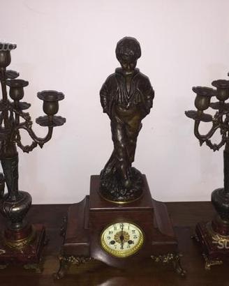 Tris "Parigina" e Coppia di Candelabri,Primi 900