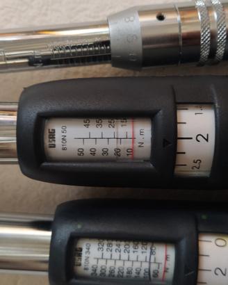 Set 3 dinamometriche USAG  - da 5 a 340 Nm