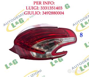 Fanale Posteriore DX Peugeot 208 2012