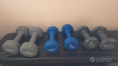 Panca Sportstech e set manubri