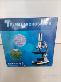 TELMU Microscopio per studenti 300X-600X-1200X