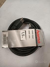 CAVO HDMI 1,5M PROLUNGA ADATTATORE SCHERMO MONITOR