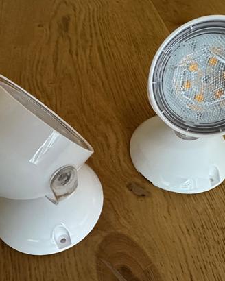Coppia faretti Philips myLiving LED 3W bianchi