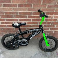 Dino Bikes Bicicletta 12" BMX Nero-Verde