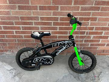 Dino Bikes Bicicletta 12" BMX Nero-Verde