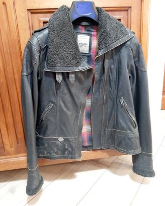  giubbino giacca pelle harley davidson donna moto