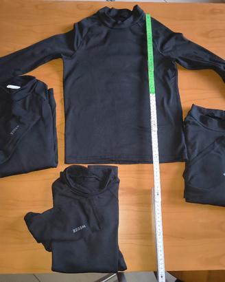 maglia termica bambino 8/9 anni a manica lunga