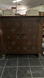 Credenza / Stipo Antico in Legno Massello