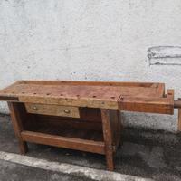 BANCO DA FALEGNAME RESTAURATO ISOLA CUCINA