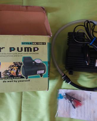 Mini compressore d'aria 12V bici moto palloni etc.