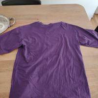 Maglia a maniche corte viola 