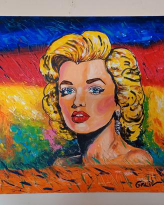 Quadro Pop Art Originale Marilyn Monroe - Galiv