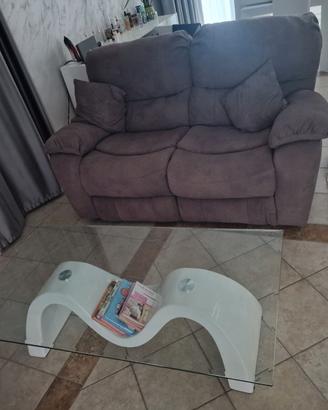 Divano 2 posti recliner elettrico